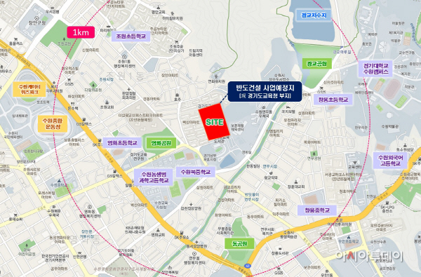 경기도교육청 남부청사 위치도