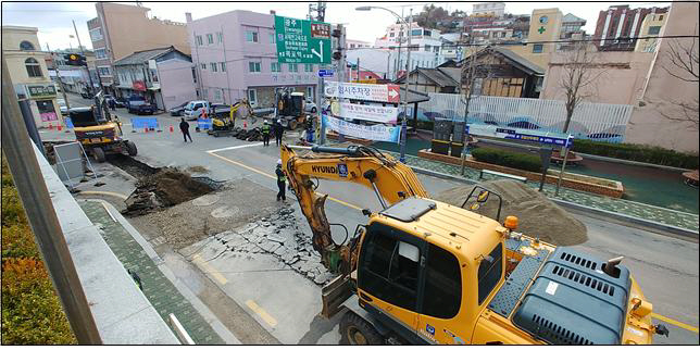 근대역사문화거리 지중화사업