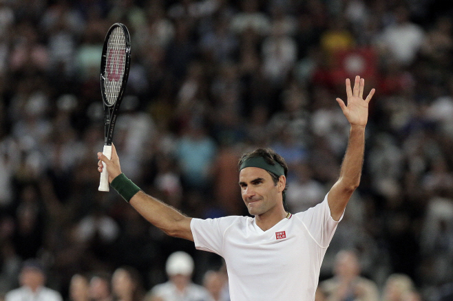 Tennis Qatar Open Federer <YONHAP NO-0869> (AP)