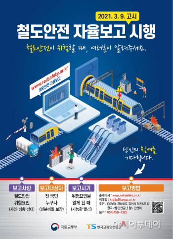 [붙임] 철도안전 자율보고 시행 홍보 포스터