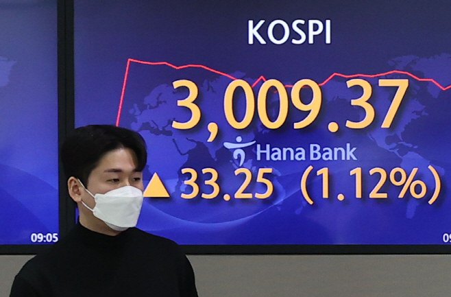 코스피 상승 출발<YONHAP NO-1634>