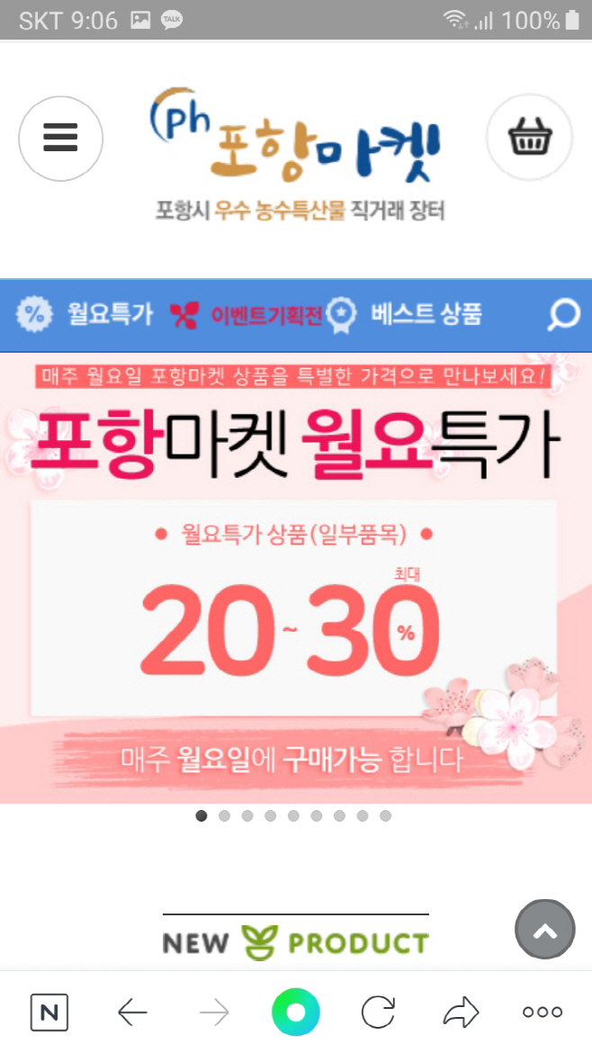 모바일용 홍보 이미지/제공=포항시