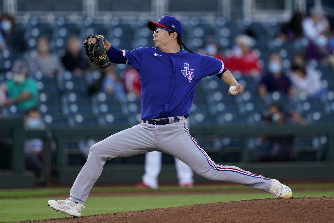 Rangers Reds Spring Baseball <YONHAP NO-3612> (AP)