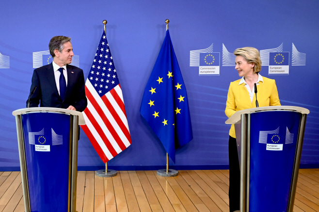 BELGIUM-BRUSSELS-EU-U.S.-BLINKEN-VISIT