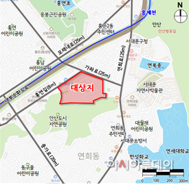 공공재개발 2차 후보지인 서울 연희동721-6구역 위치도