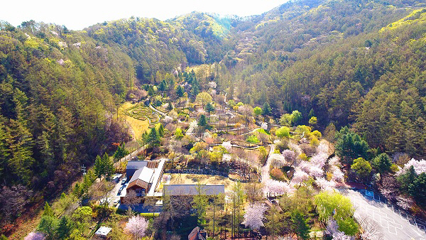 가평 유명산자연휴양림 산림복합체험센터 전경
