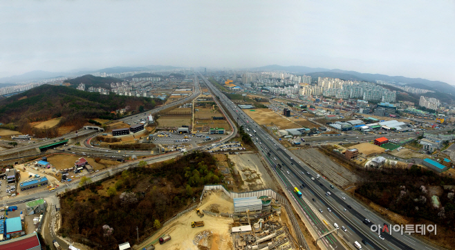 보정 마북 신갈동 플랫폼시티 예상구역 전경
