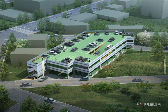 평산동 제1공영주차장 조감도