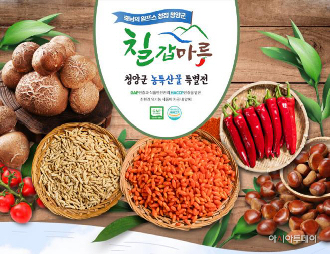 청양군, 온라인 쇼핑몰 위메프서 ‘칠갑마루’ 특별전1