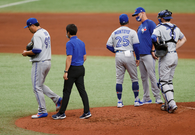BASEBALL-MLB-TB-TOR/ <YONHAP NO-0519> (USA TODAY Sports)