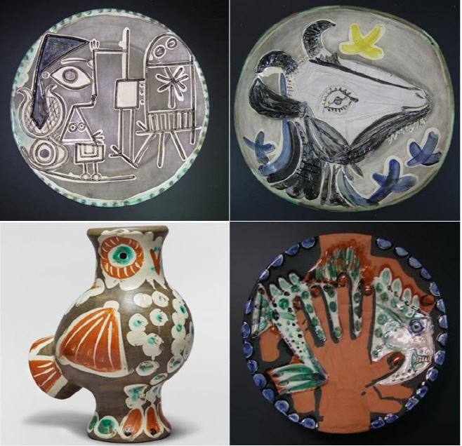 피카소-도자 일괄