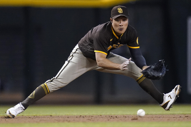 Padres Diamondbacks Baseball <YONHAP NO-3678> (AP)