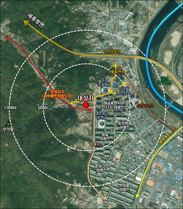 유성구 봉산동 개발제한구역 일부 해제