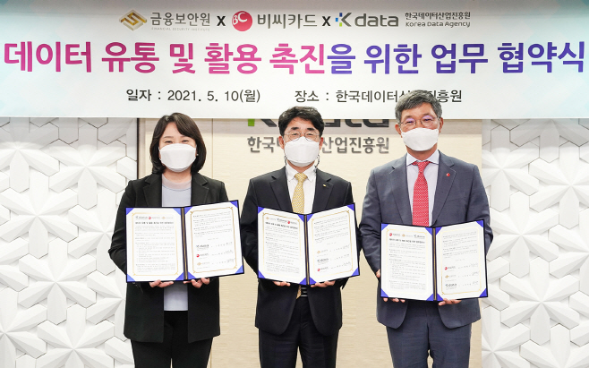 (보도사진) BC카드, 금융데이터 거래 활성화 위한 MOU 체결 (1)