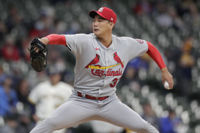 Cardinals Brewers Baseball <YONHAP NO-2762> (AP)