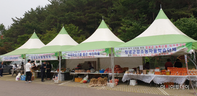 창녕군 농특산물 직거래장터 운영