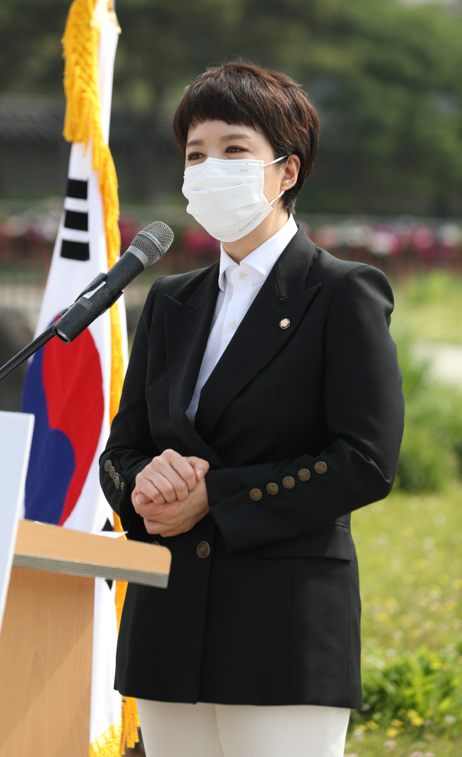 김은혜 의원, 당대표 경선 출마 선언<YONHAP NO-2364>