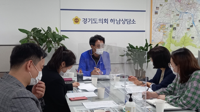 추민규 의원, 문화체육과와 문화예술인 처우개선 정담회 가져