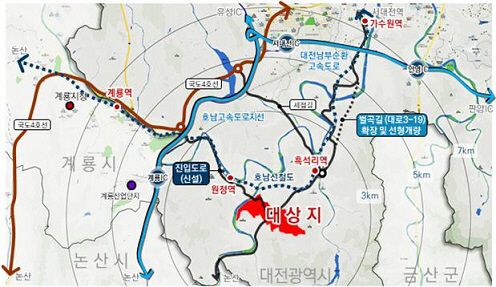 평촌산단 위치도