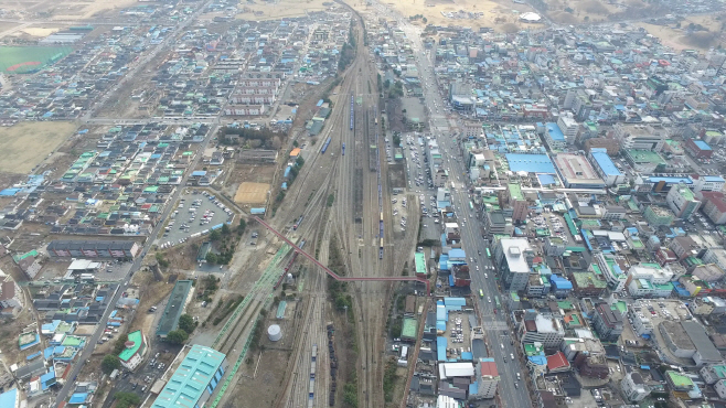경주역 드론사진/제공=경주시