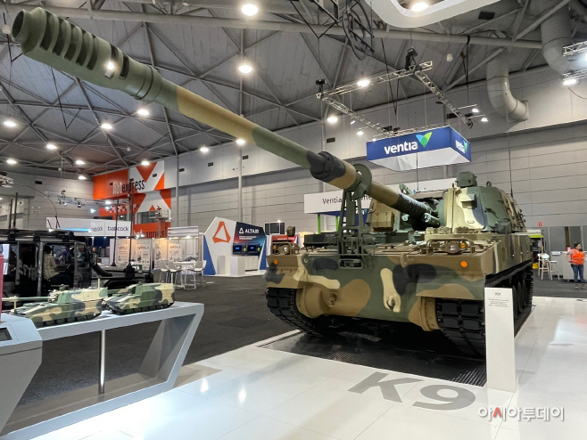 Land Forces 2021 _ 한화 부스 K9 실물전시 _ 0601