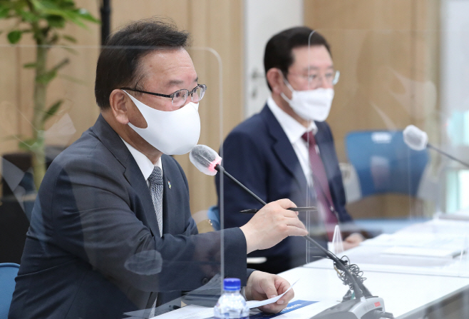 에너지밸리 기업간담회, 발언하는 김부겸 총리