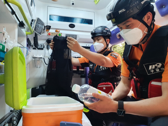 (7-1)온열질환자_대비_구급장비_점검_사진