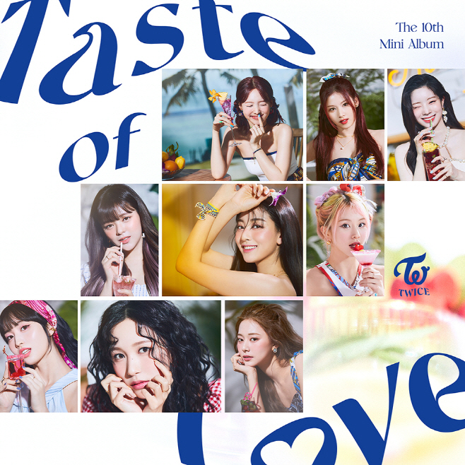 트와이스 새 앨범 'Taste of Love' 온라인 커버