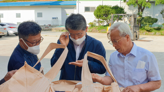 우리밀 수매현장