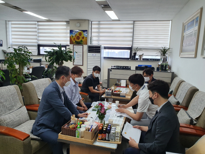 정희시 의원, 반월천 지방하천 정비사업 관련 정담회 실시