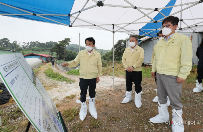 충남 예산 과수화상병 현장 점검1