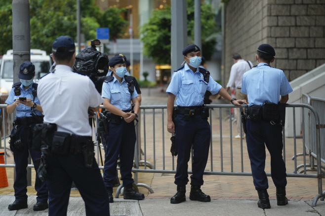 Hong Kong National Security Trial <YONHAP NO-2576> (AP)