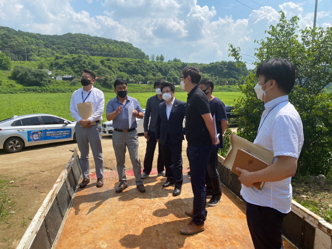 유상호 의원, 침수피해 지역 해결 위해 ‘동분서주’