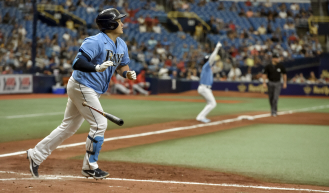 Angels Rays Baseball <YONHAP NO-1920> (AP)