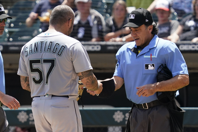 Mariners White Sox Baseball <YONHAP NO-2327> (AP)