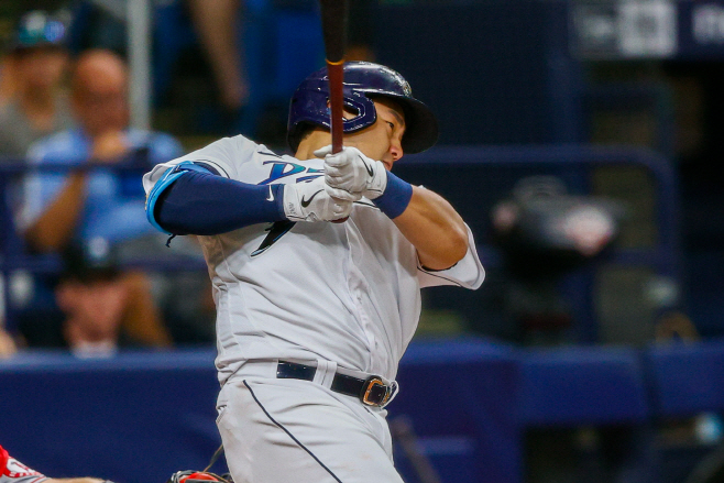BASEBALL-MLB-TB-LAA/ <YONHAP NO-2947> (USA TODAY Sports)