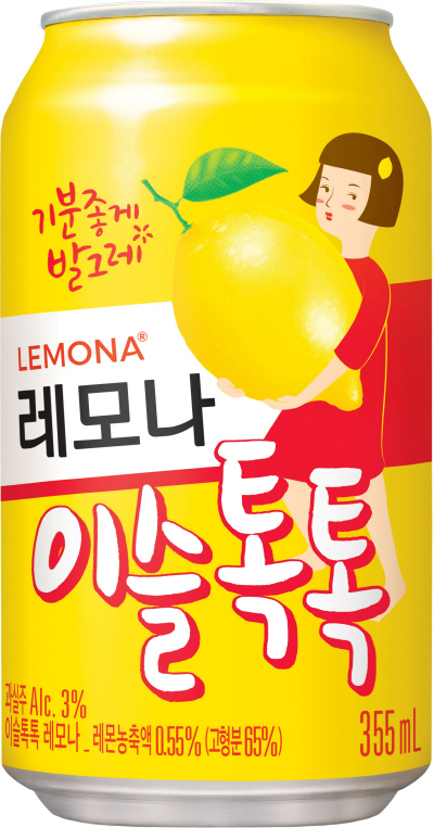 [하이트진로 사진자료]이슬톡톡 레모나 제품 이미지