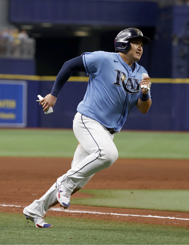 BASEBALL-MLB-TB-CLE/ <YONHAP NO-2031> (USA TODAY Sports)