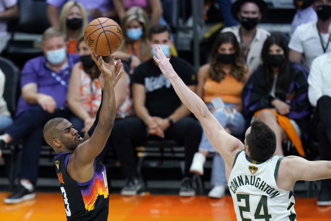 NBA Finals Bucks Suns Basketball <YONHAP NO-5566> (AP)