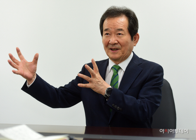 정세균 전 국무총리 인터뷰