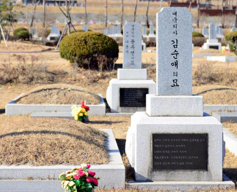김순애 애국지사 묘지