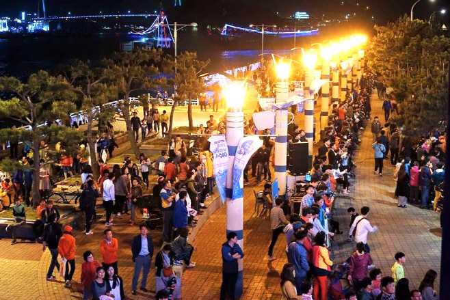 여수거북선축제(해양공원 인파)