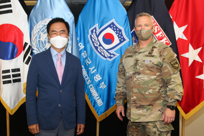 정장선 평택시장, 신임 주한미군사령관 면담