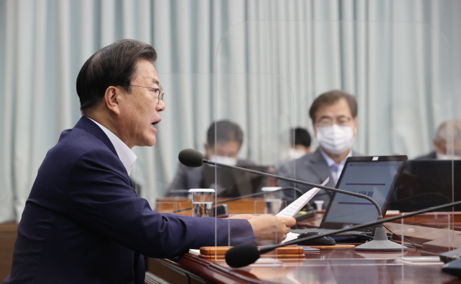 발언하는 문재인 대통령