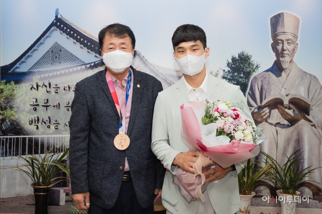 안바울선수 격려
