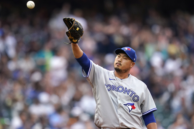 Blue Jays Mariners Baseball <YONHAP NO-1398> (AP)