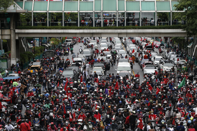 Thailand Protests <YONHAP NO-3616> (AP)