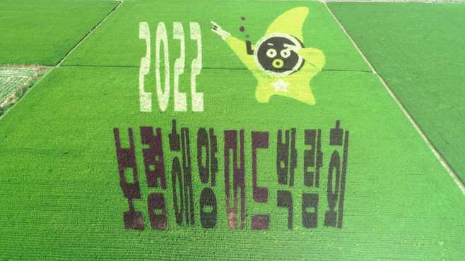 1. 유색벼 논그림