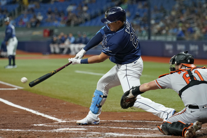 Orioles Rays Baseball <YONHAP NO-2022> (AP)