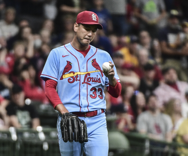 BASEBALL-MLB-MIL-STL/ <YONHAP NO-1930> (USA TODAY Sports)
